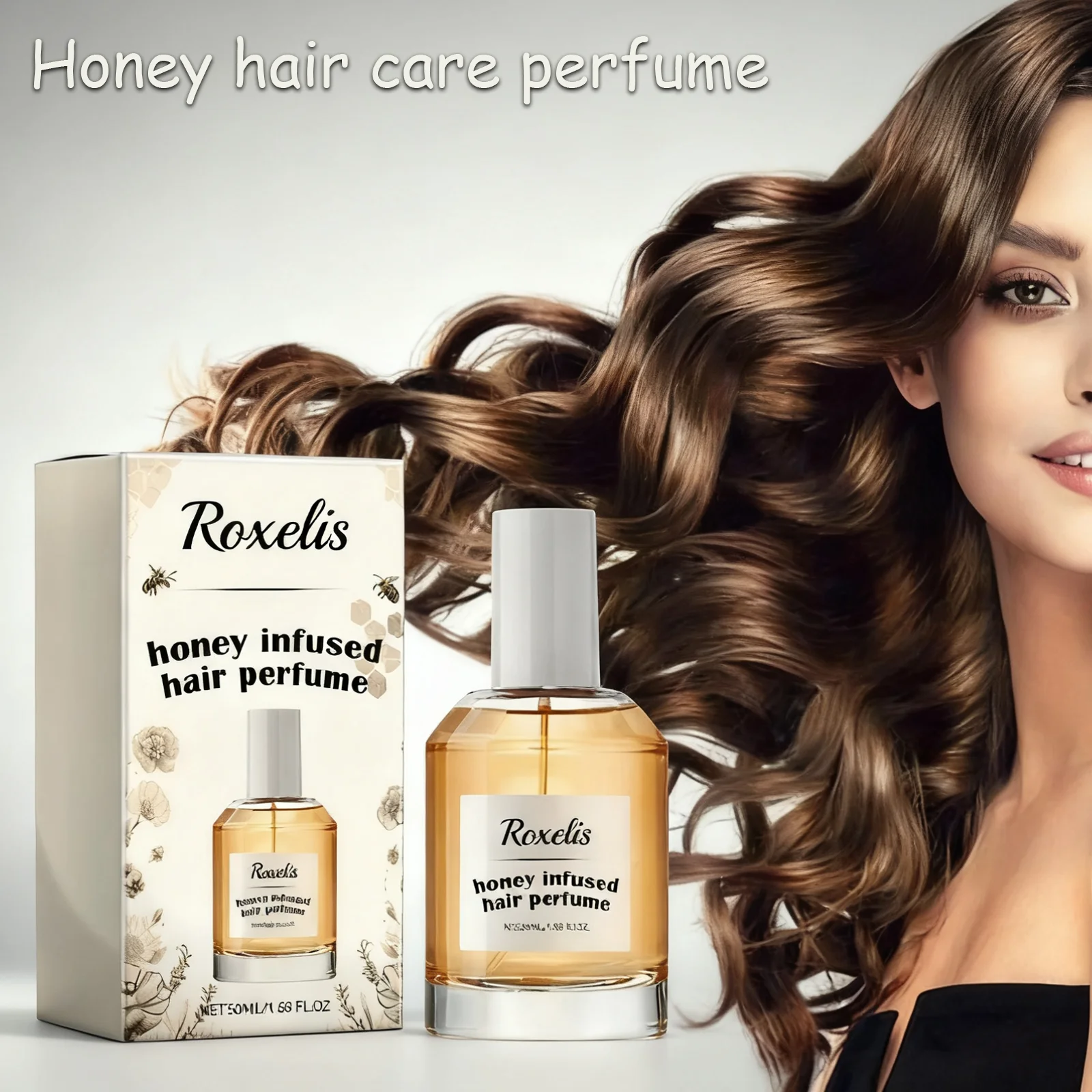 عطر روكسيليس بالعسل المملوء لصالونات التجميل لإصلاح الشعر المجعد الجاف والترطيب وخالي من الكحول ورائحة تدوم طويلاً #1
