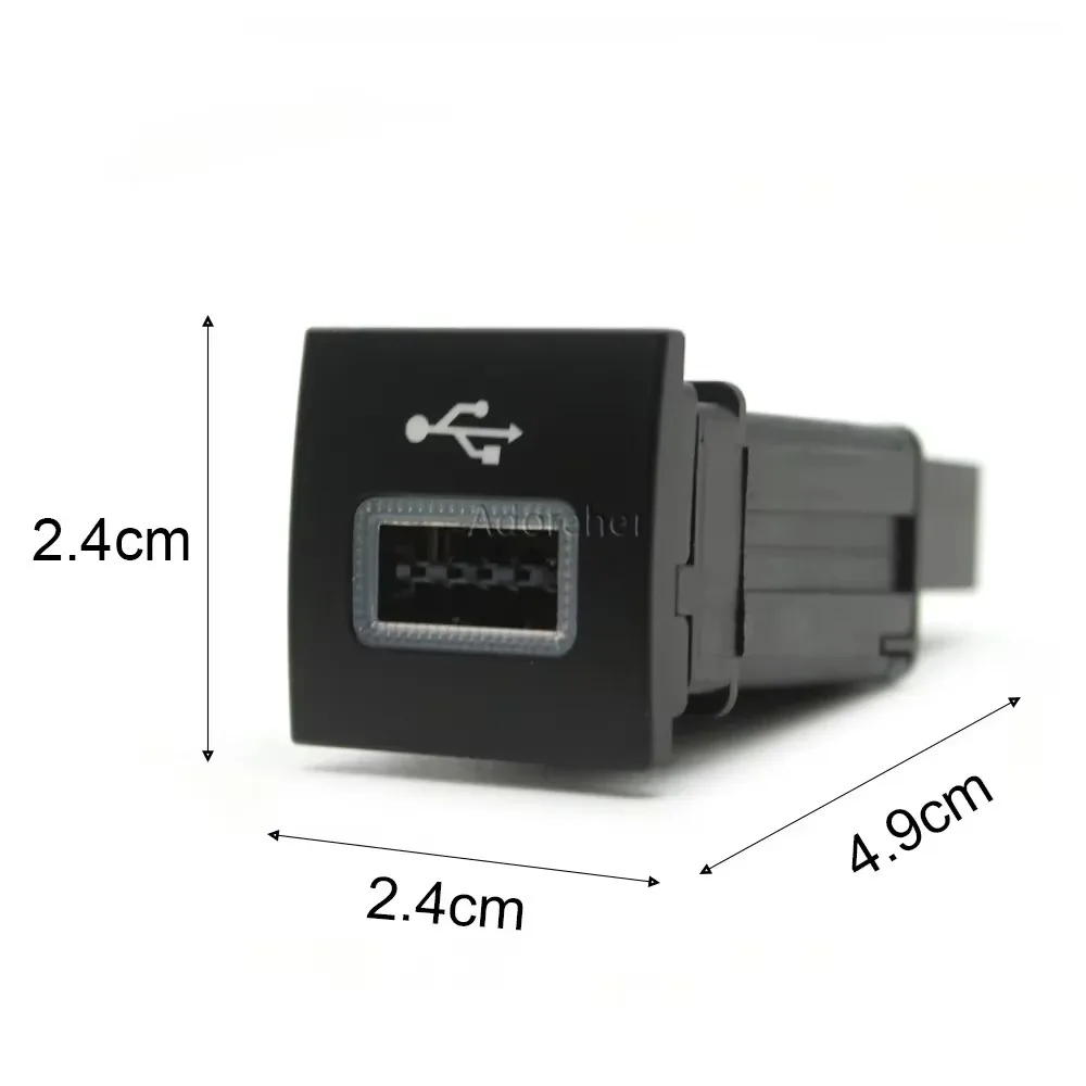 Compatible For VW Golf 6 Jetta MK5 EOS Scirocco Touran Car USB Input Adapter Audio Radio u-disk flash Socket Interface Cable