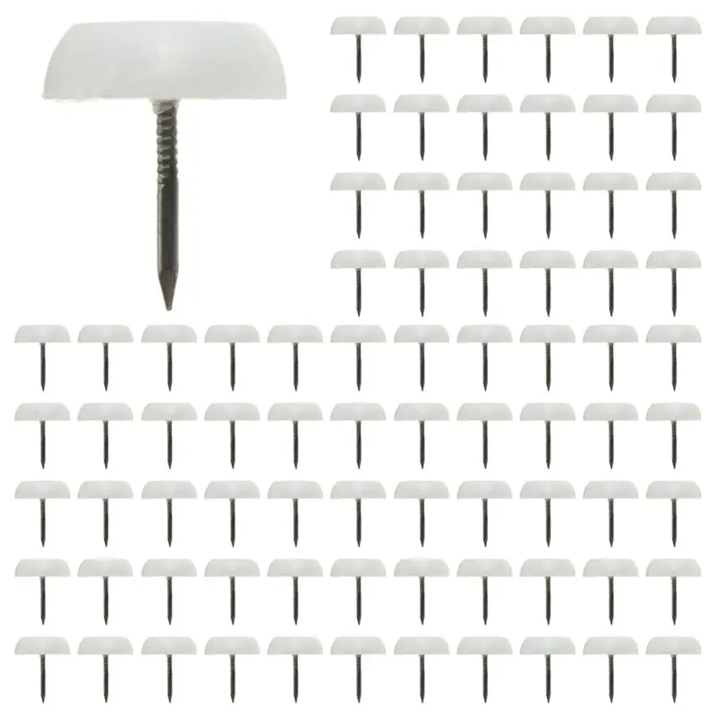 ABVT-400Pcs 20Mm Felt Feet Pad Skid Glide Nail Protector Furniture Chair Table Leg