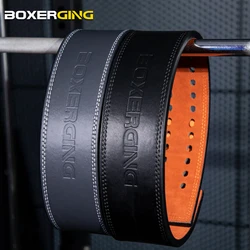 Strength fitness bodybuilding belt deep squat weightlifting waist ultra fiber leather lever quick buckle protective equipment
