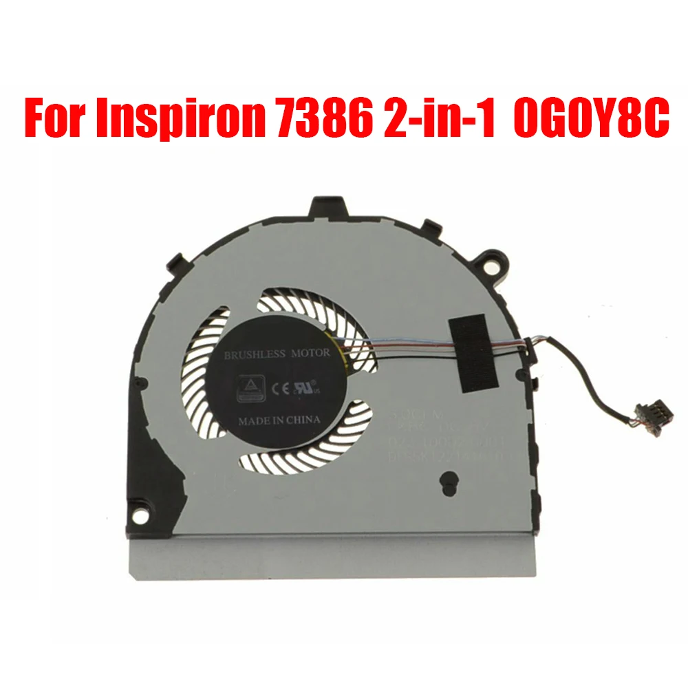 

0G0Y8C G0Y8C Laptop CPU Fan For DELL For Inspiron 13 7386 2-in-1 DFS5K122141610 FKBC 023.100D2.0001 DC5V 0.50A New