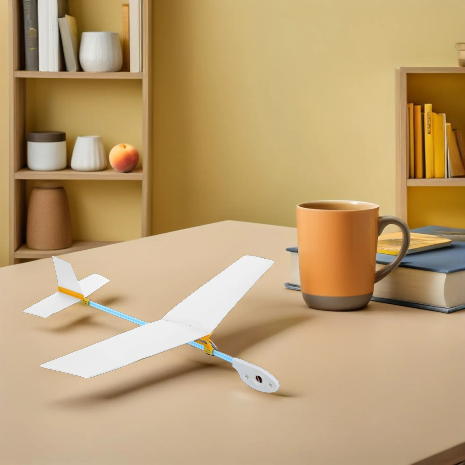 2 Stuks Zweefvliegtuig Vliegtuig Craft Kit Diy Educatief Stem Hands-On Montage Voor Kinderen Gooien Zweefvliegtuig Vliegtuig model Vliegen Speelgoed