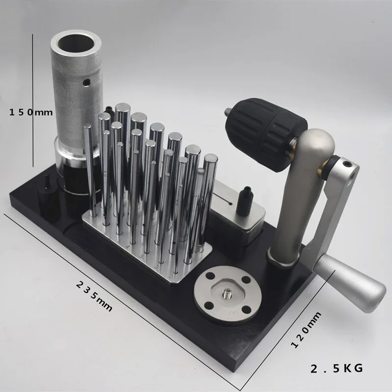 Stainless Steel Wire Forming Machine Hand-Cranked Ring Bender Coiling Jig Jewelry Making Craft Wire Forming Convenient Hand Tool