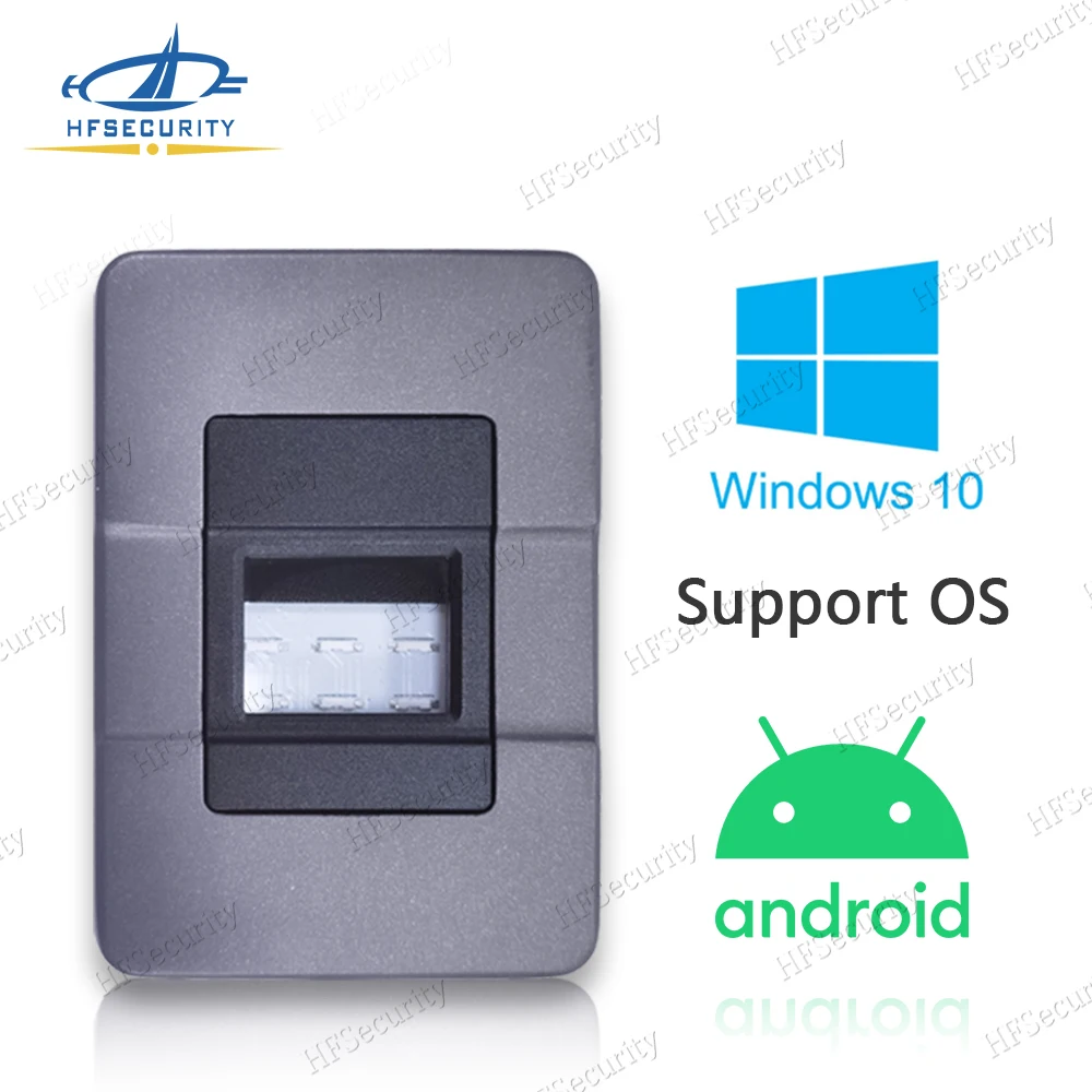 HF-OS1000 Waterproof Free SDK FBI Optical Sensor FAP20 Window USB Android Linux Biometric Fingerprint Scanner