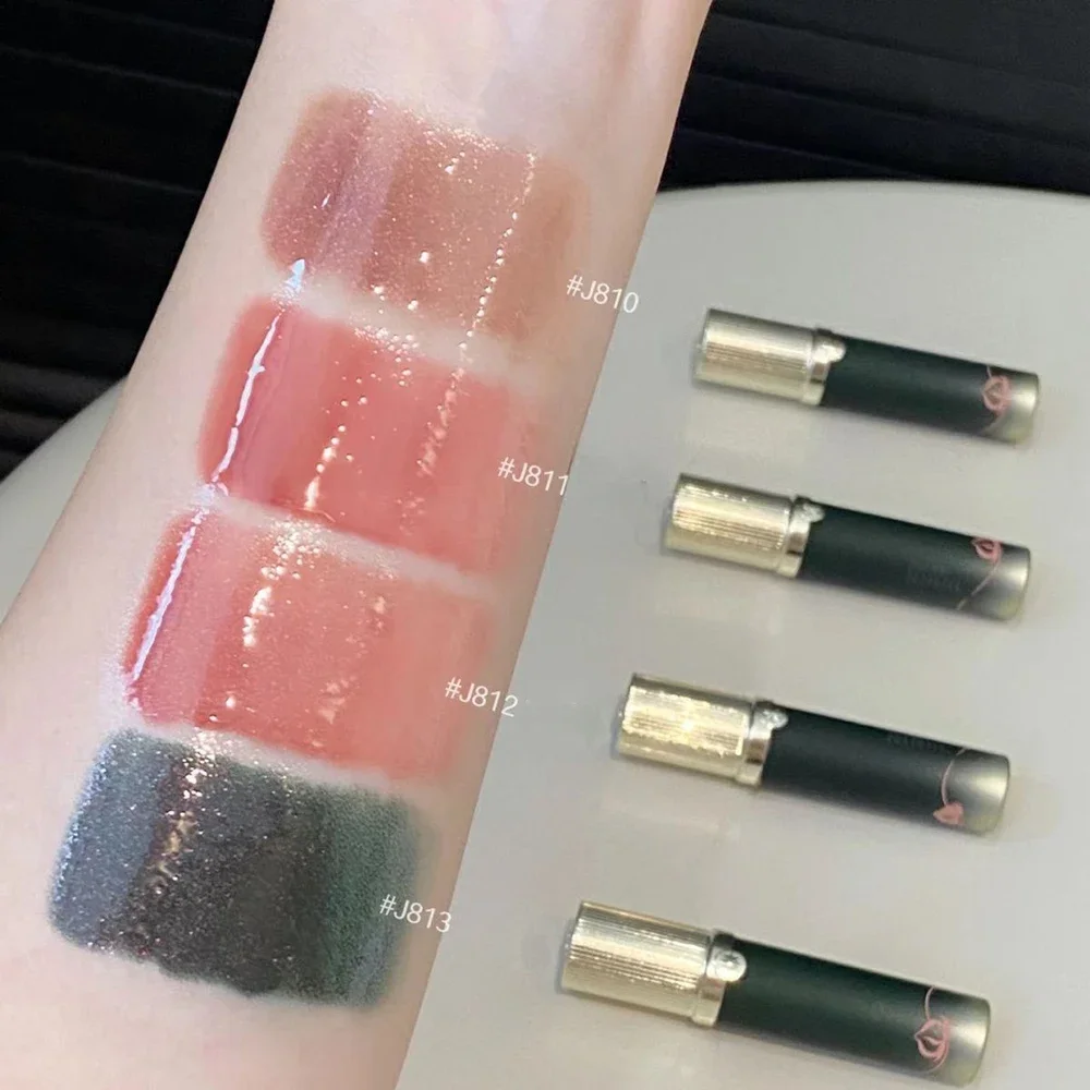 Girlcult espelho batom líquido luz de água de longa duração hidratante shimmer geléia matiz labial nude vermelho brilho labial maquiagem cosméticos