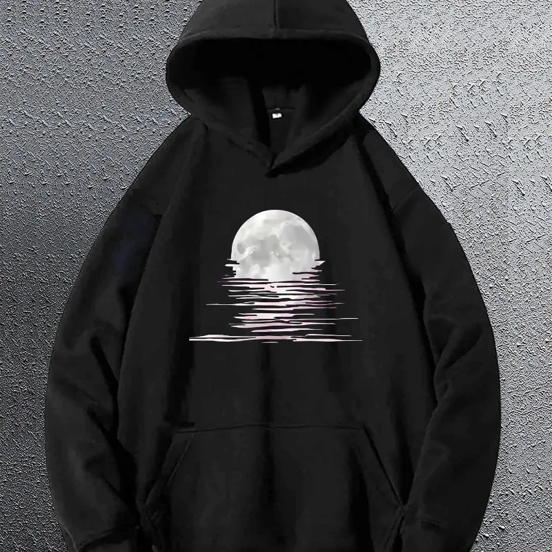 

Fashionable Creative Printed Hooded Jacket Hip-hop Autumn and Winter Casual Hip-hop Y2k High-quality Sweatshirt Men Women