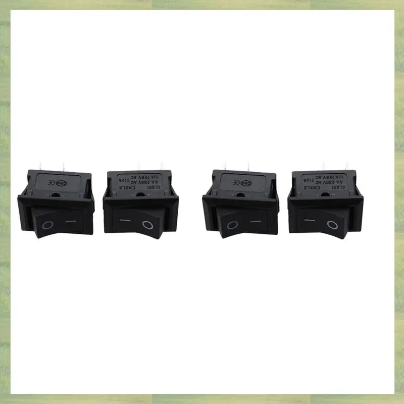 N15R-4 Pcs Auto Car AC 6A/250V 10A/125V 2 Pin 2 Position ON/OFF Rocker Switch KCD1