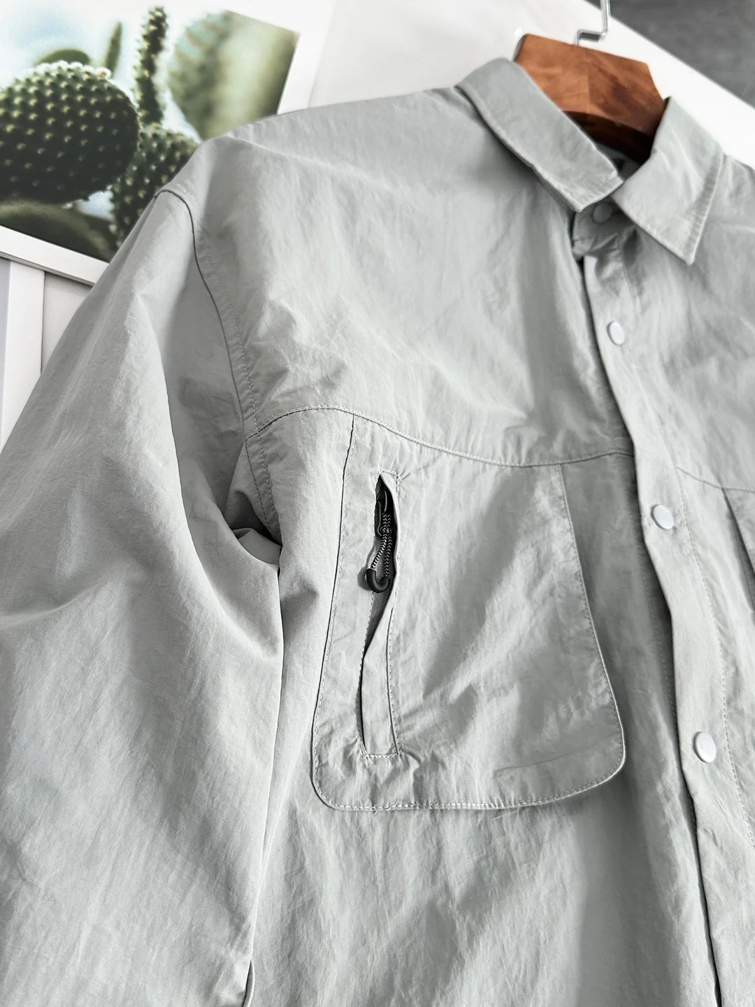Outdoor Men's Lightweight Waterproof Jacket Shirt Spring 2026 Functional Windproof Mountain Series Clothing for Men