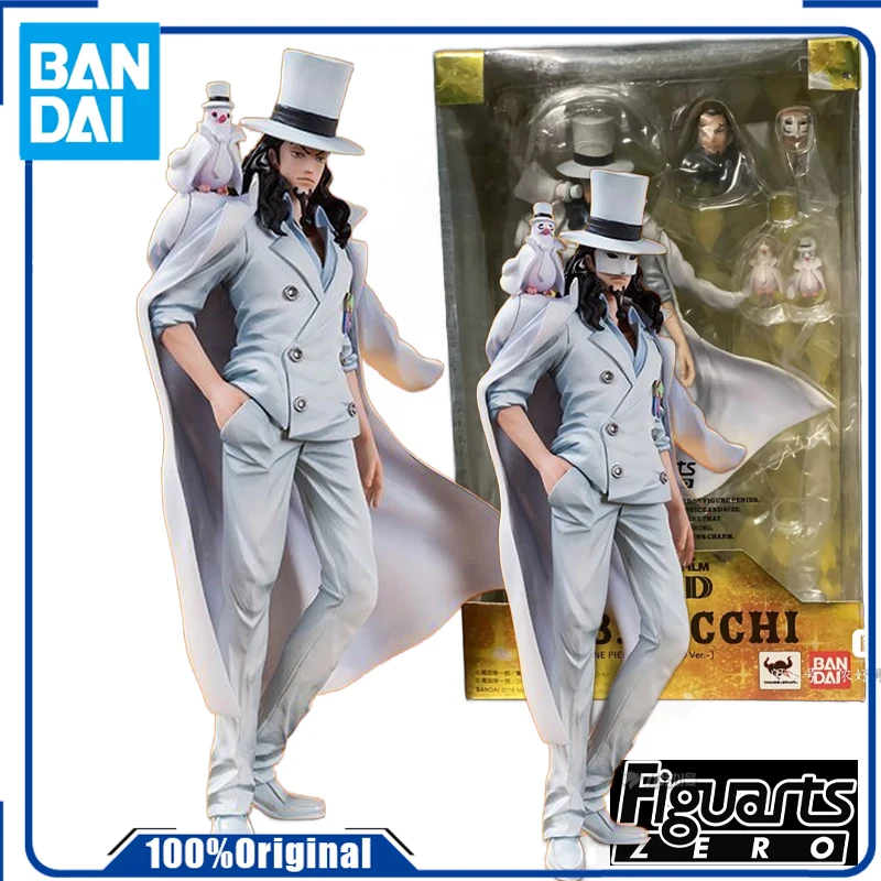 Bandai  Genuine Original    FIGUARTS ZERO ONE PIECE ROB LUCCI ONE PIECE FILM GOLD VER.     Action Figure Toys For Boys Girls K