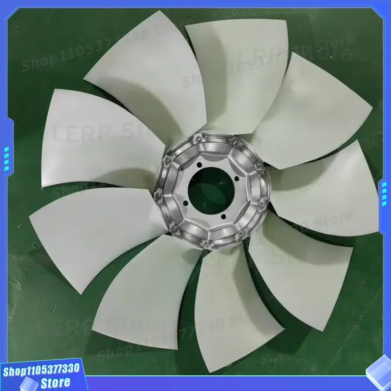 Aluminum Alloy Axial Fan Impeller Exhaust Fan Blade Replacement Parts for Industrial Ventilation Cooling System High