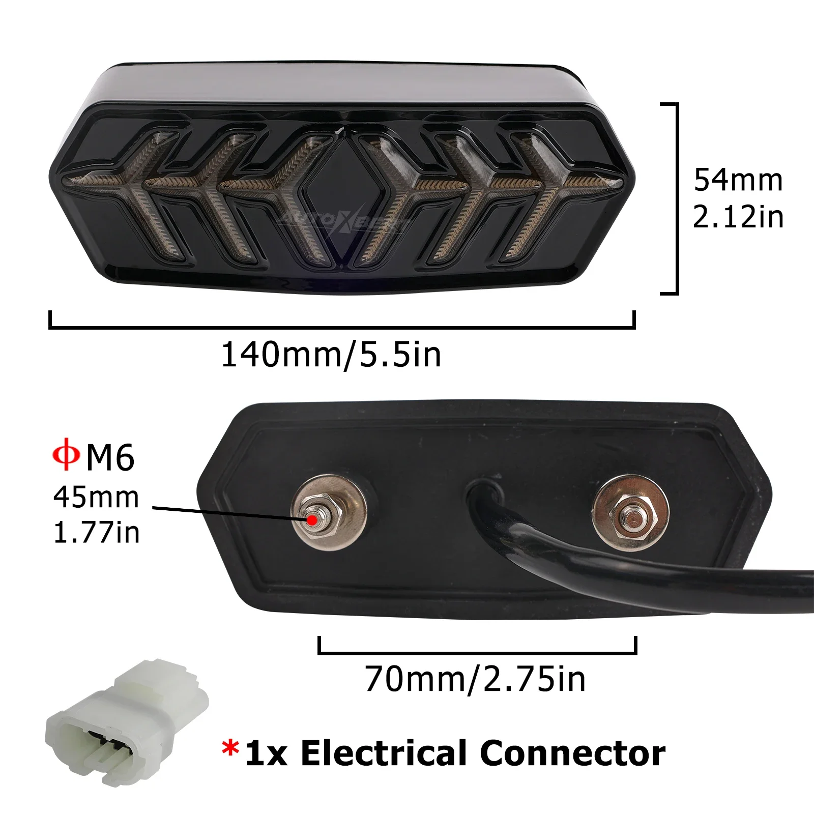 TCYATO  Motorcycle LED integrated taillight modification accessories suitable for Honda GROM MSX125 CBR650F