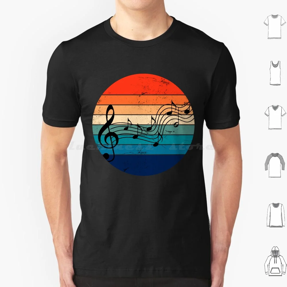 Choir Retro Singer Music Group Teacher Choir Directors T Shirt Big Size 100% Cotton Music Heart Treble Clef Bass Clef