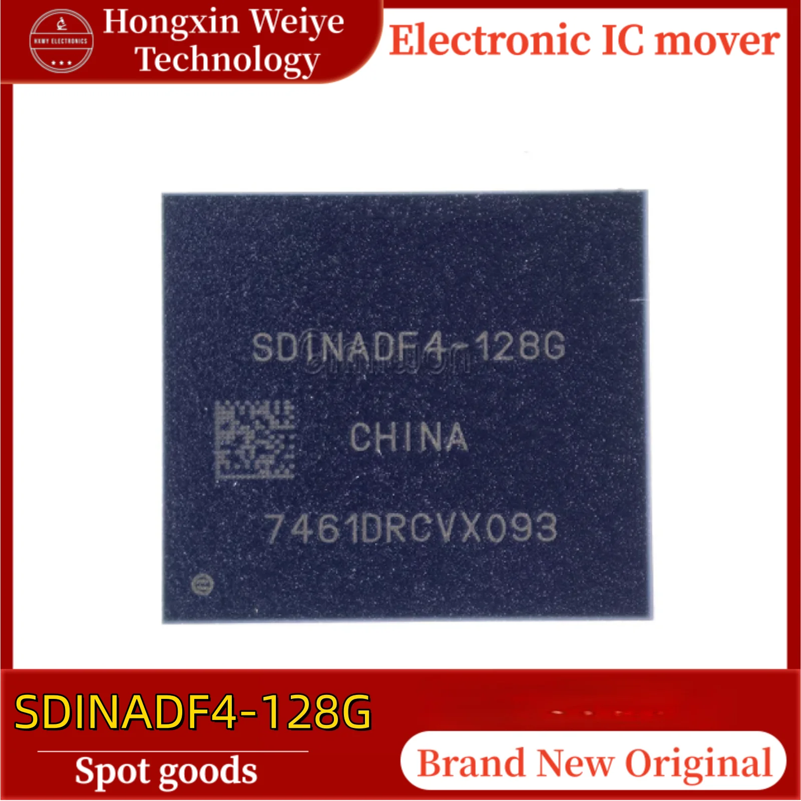 

1/10 pcs SDINADF4-128G BGA153 EMMC memory chip brand new in stock free shipping