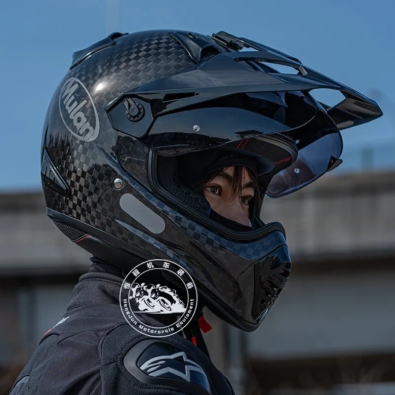 Airo Carbon Fiber  Off-road Motorcycle Helmet