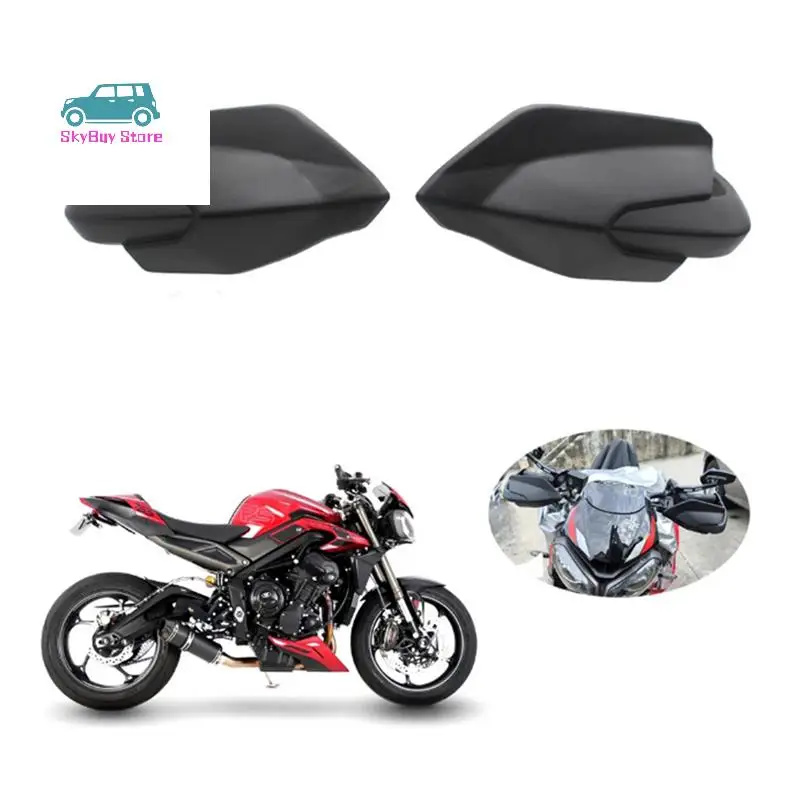 Motorcycle Handguard Shield Hand Guard Protector Windshield Handguard For Street Triple 765R RS 2020-2023