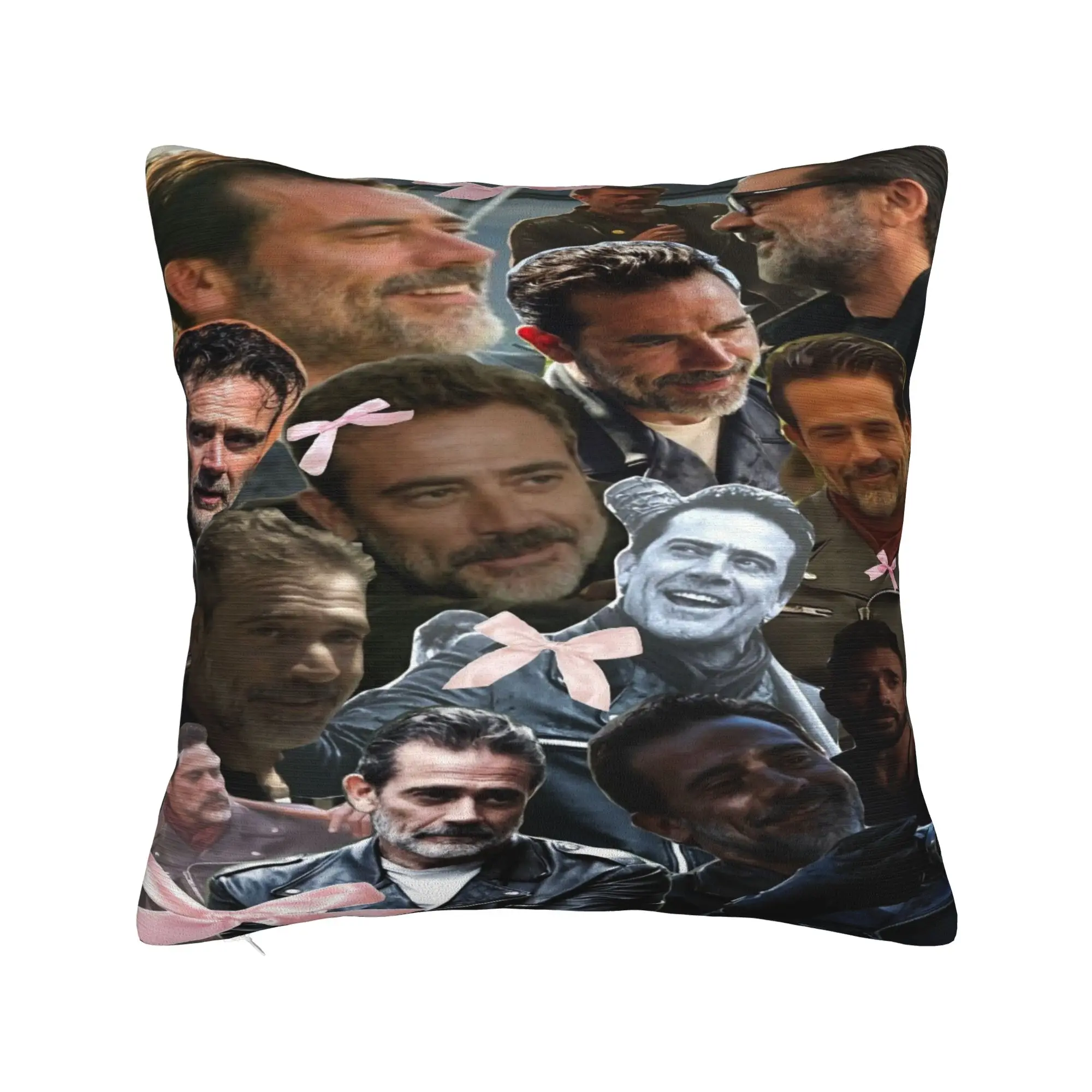 Negan Smith Pillow Cover  Morden Pillow Case For Couch Sofa Bedroom Comfy Pillowcases Gift Idea