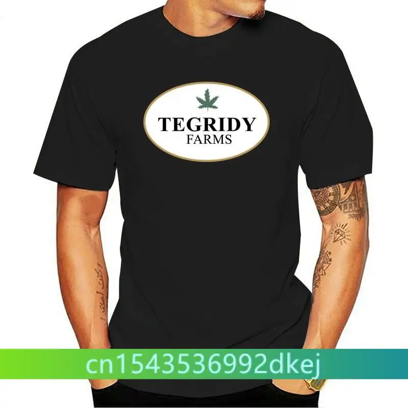 The Office Tegridy Farms Farming With Tegridy T Shirt Grey Cotton Men S-3Xl Digital Printed Tee Shirt