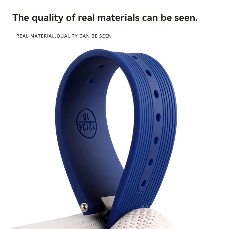 25x12 مللي متر حزام ساعة رجالي لتيسو PRX T137.407 T137.410 سوبر لاعب موضة المطاط حزام الساعات الإفراج السريع سيليكون سوار