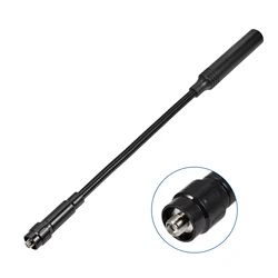 Superbat VHF UHF 136-174mhz 400-520mhz Amateur Walkie Talkie CS Tactical Gooseneck Ham Radio Antenna for Wouxun Baofeng Amateur