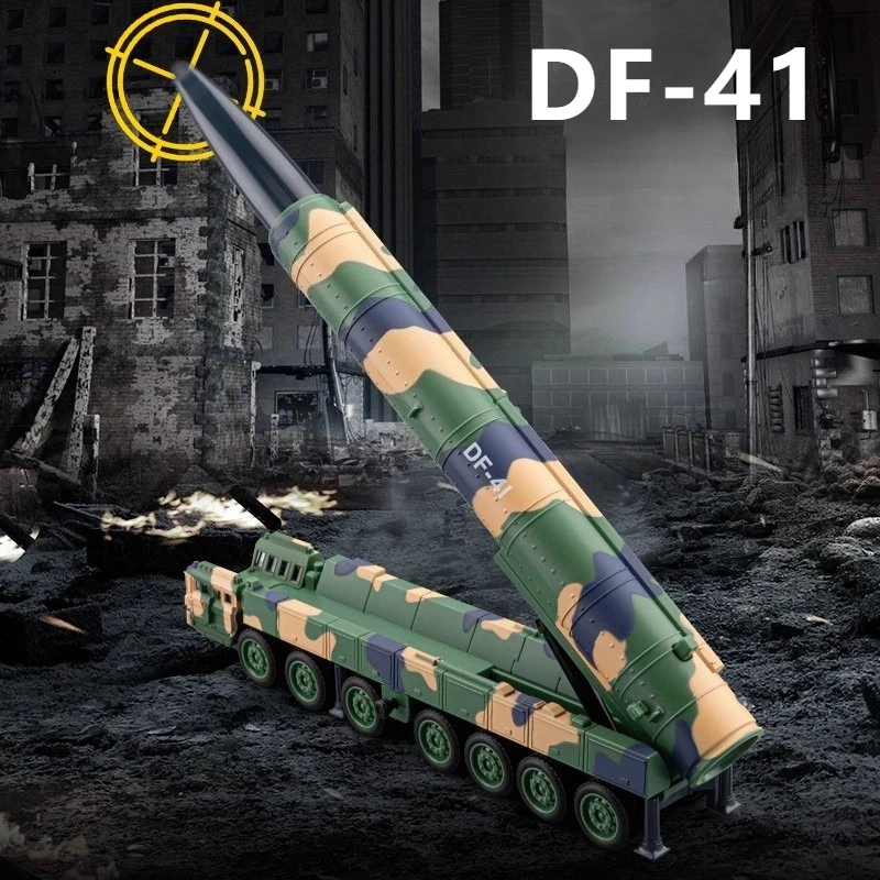 

1:50 DongFeng 41 DF-41 Missile Launch Vehicle Alloy Model Military Model Souvenir Science Popularization Toy National Day Gift