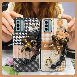 mobile phone case protective case Phone Case For Nokia G22 silicone Bear bracelet cell phone cover phone protector cute