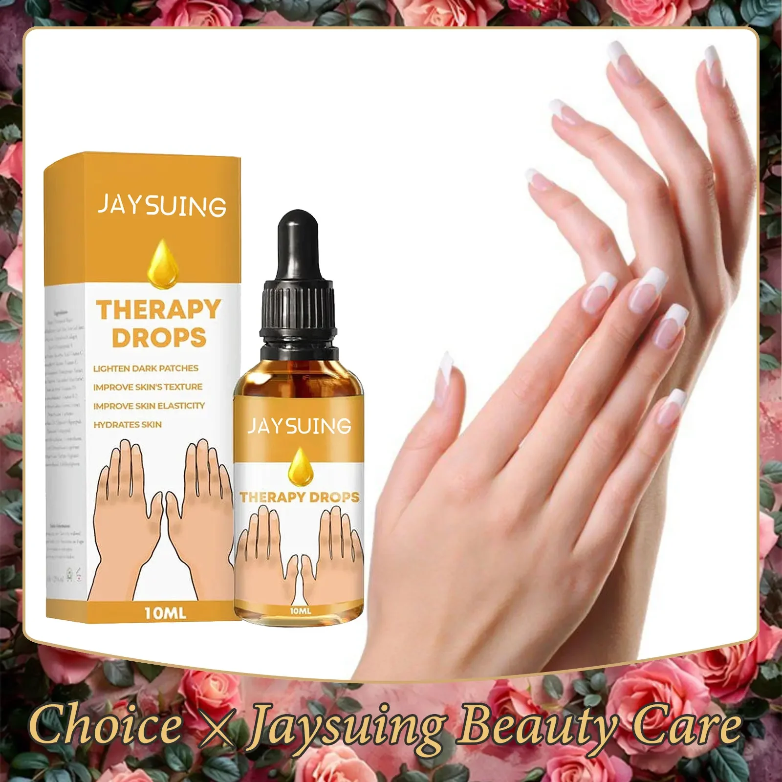 

Dark Knuckles Brightening Serum Fingers Knees Elbows Pigmentation Removal Dullness Fade Melanin Lightening Skin Tone Essence Oil