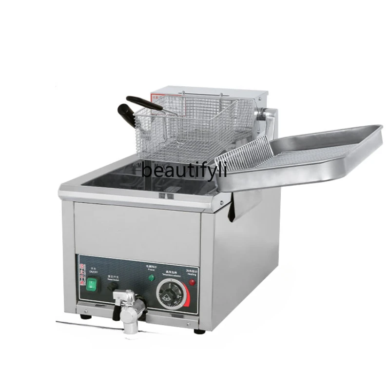 

Commercial Desktop Large Capacity Electric Fryer Fried Chicken Rice Fry Machine Equipment Electric Fryer