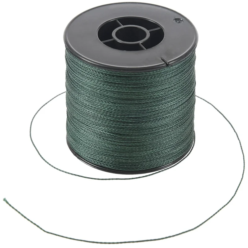

8 Pcs 500M 100LB 0.5Mm Super Strong Braided Fishing Line PE 4 Strands Color:Dark Green