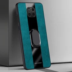 Ring Holder Leather Case For Huawei Mate 20 Pro 20X Back Cover Luxury Magnetic TPU Silicone Phone Case For Huawei Mate 30 Pro