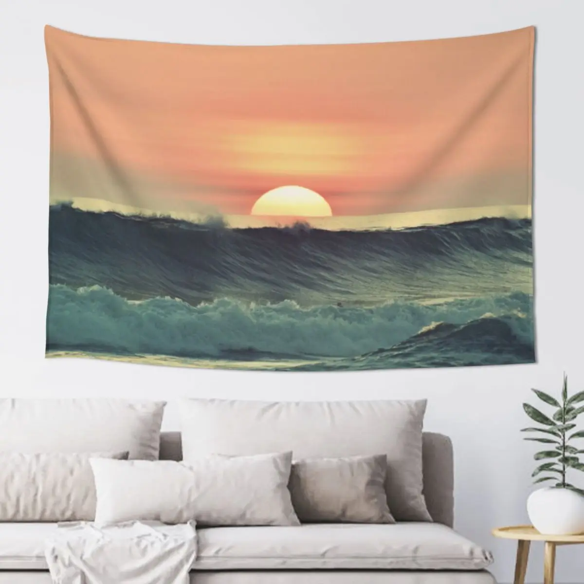 

Ocean sunset Tapestry Things To Decorate The Room Wall Mural Tapestry