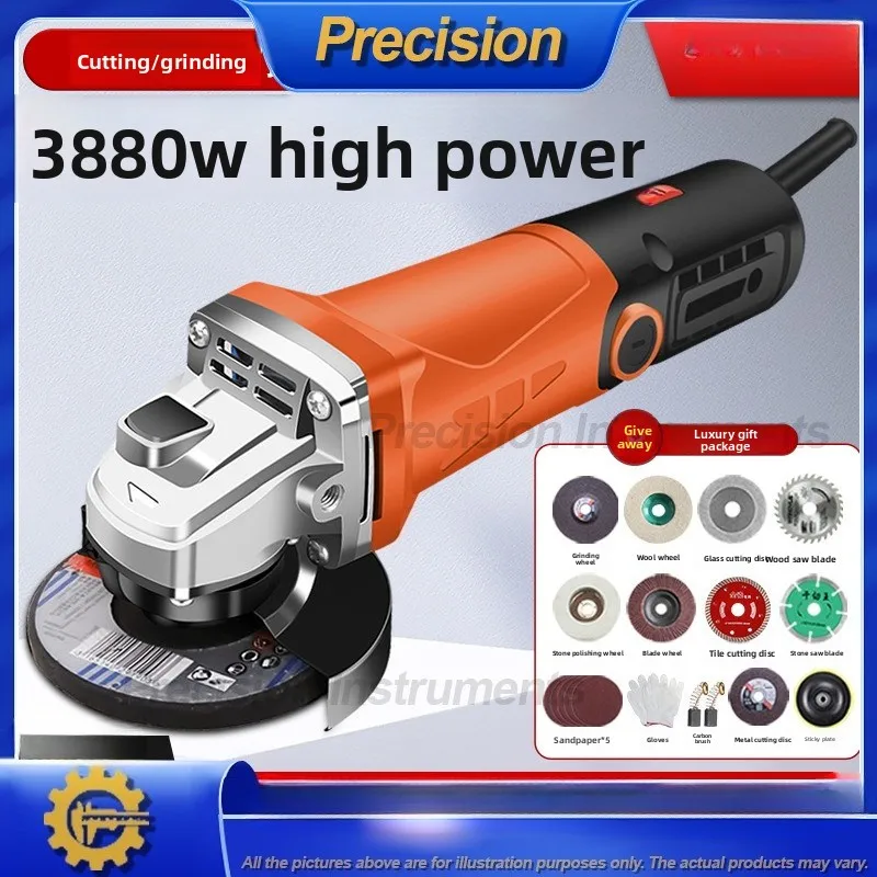 2026 Angle Grinder Industrial Grade Metal Cutting Polishing Rust Removal Handheld Sander for Home Use Wholesale