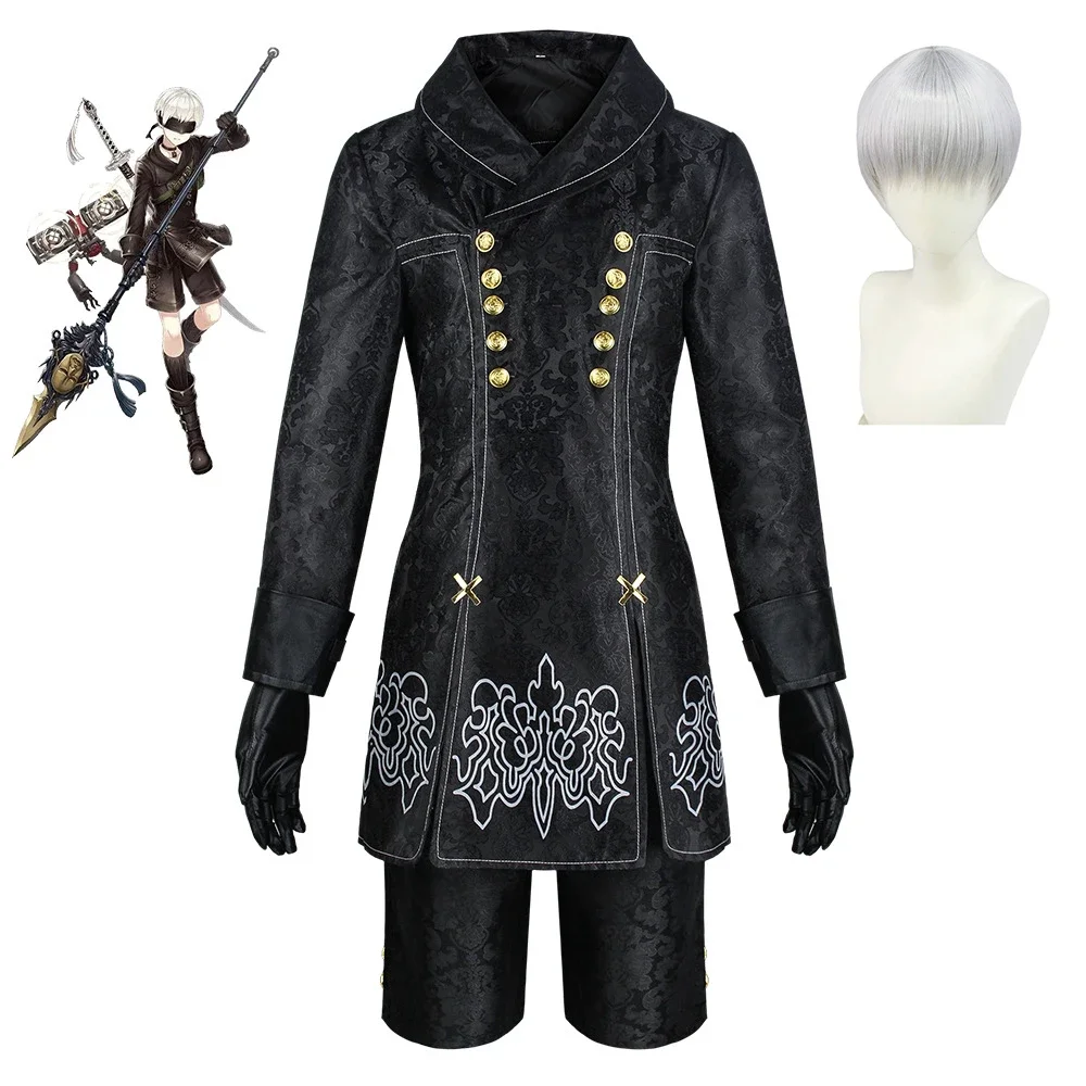 

Костюм для косплея Nier Automata Yorha 9S No.9 Type S, игровой костюм, мужские костюмы для ролевых игр, нарядные костюмы для вечеринки на Хэллоуин