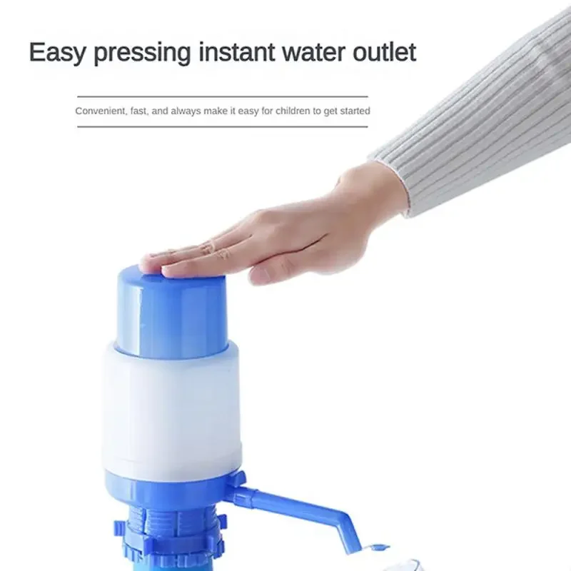 Distributeur de pompe manuelle à action de vide innovante, eau potable en bouteille portable, presse à main perfecTube