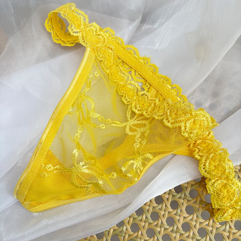 Personality Custom Name Crystal Letter Thong Sexy Lace Bikini Panties Low Waist Briefs Hot Sales G-String Wife Customized Gift image 4
