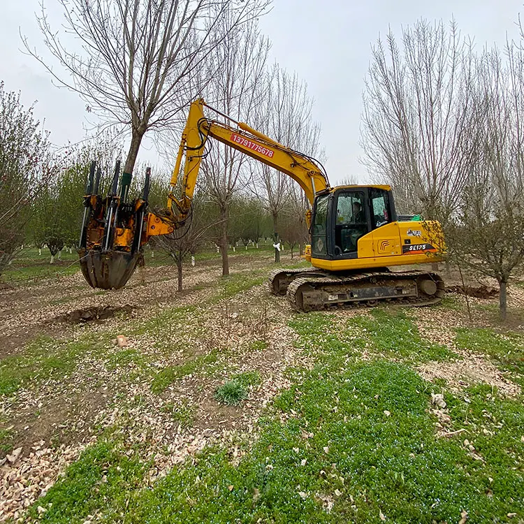 Fabbrica di macchine per cippatrici di legno per trapianto di qualità del motore diesel dell'escavatore per alberi di macchine forestali usate ad alta efficienza