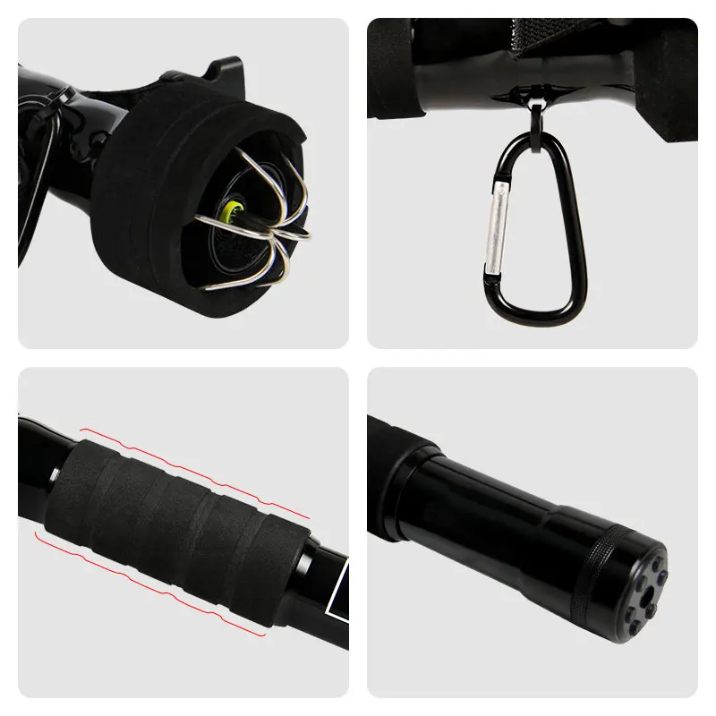 Retractable Squid Gaff Anchor Hook Multi Point Fishing Hook for Cuttlefish Octopus Saltwater Rock Fishing Tackle Accessories