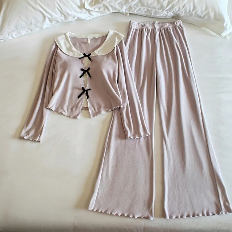 

Женская пижама со штанами, милый теплый комплект с нагрудником, верхняя одежда для сна на зиму, пижамный костюм, бархатная домашняя одежда для сна