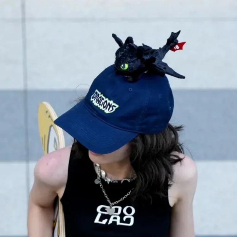 

Potdemiel How To Train Your Dragon Peaked Cap Kawaii Toothless Figure Doll Beret Hat Cosplay Prop Accessories Fans Collect Gifts