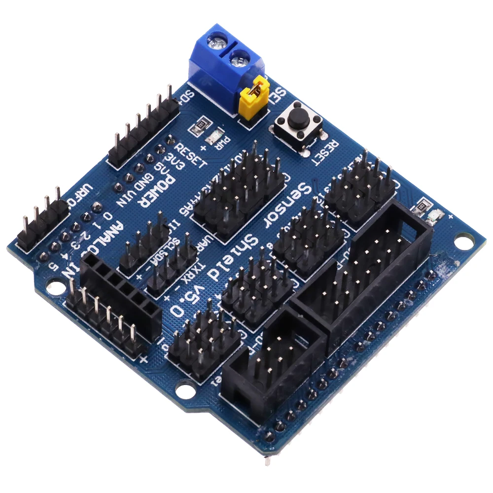 Sensor Shield V5.0 Expansion Board UNO MEGA R3 V5 for Arduino Electronic Building Blocks of Robot parts