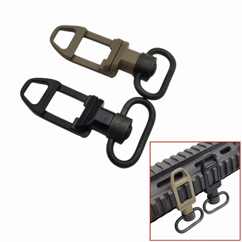 

Quick Release QD Mount Detachable Ambush Loop Point Sling Swivel picatinny Rail Outdoor CS Wargame Accessories