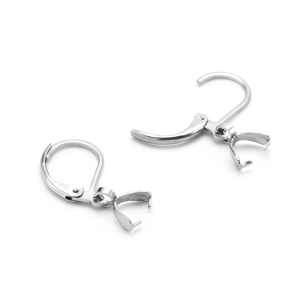 

40 шт., крючки для сережек из нержавеющей стали, застежки для подвесок, практичные принадлежности для изготовления ювелирных изделий, застежки-лобстеры «сделай сам», аксессуары для ключей