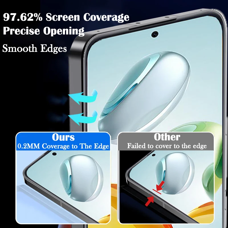 Verre guatémaltèque 20D, installation en un clic, pour Honor 200 Smart 90 ight70 Lite X60i X60 X9 X8a X8b X8 X7a X7b X7c X7 X6a X6 X5b X5