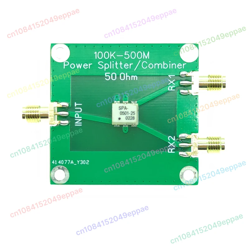 

Passive Power Splitter 1-in-2-out, RF Combiner/Divider for Signal Distribution