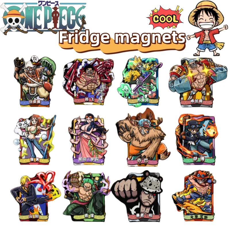 

new Roronoa Zoro cool personality high-value fashionable simple anime peripheral magnetic refrigerator magnet decoration gift