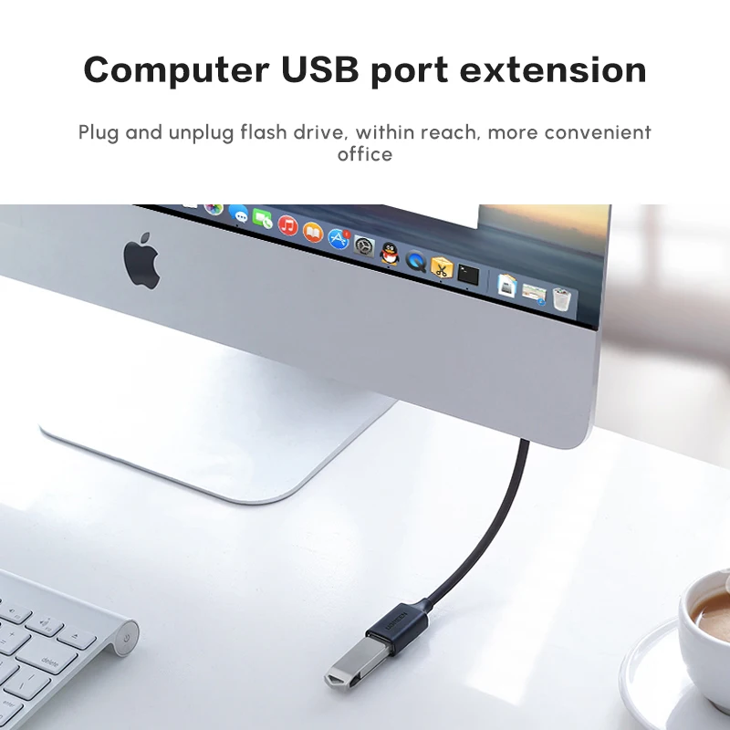 UGREEN USB a Extension Cable USB Extender USB 2.0 Extension Cable PVC PC Data Cable Male to Female