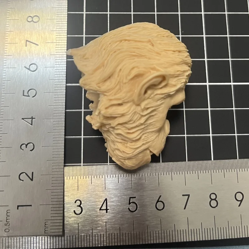 1/6 Realistic Ape Head Sculpt Unpainted Resin - Simian Face DIY Model Kit for 12 Inch Action Figure CustomizationHighly Detailed