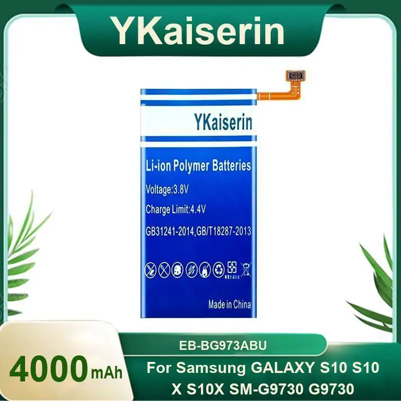 4000mAh For Samsung Galaxy S10 S10X SM-G9730 G9730 Mobile Phone Battery Fast Shipping EB-BG973ABU Rapid Charging