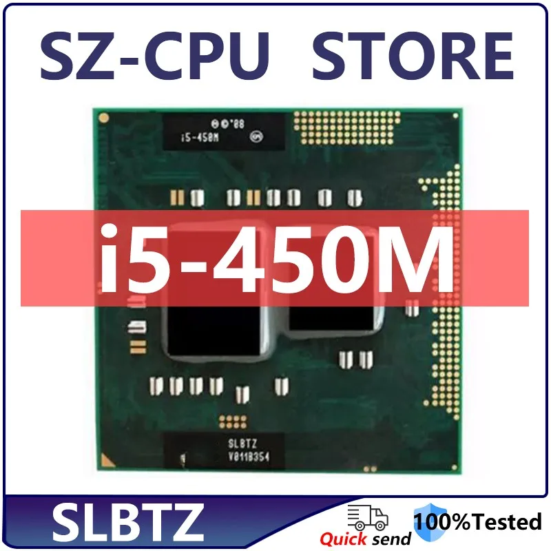 Core I5 450M i5-450M CPU laptop processor 2.40GHz dual-core processor 35W Socket G1 / rPGA988A