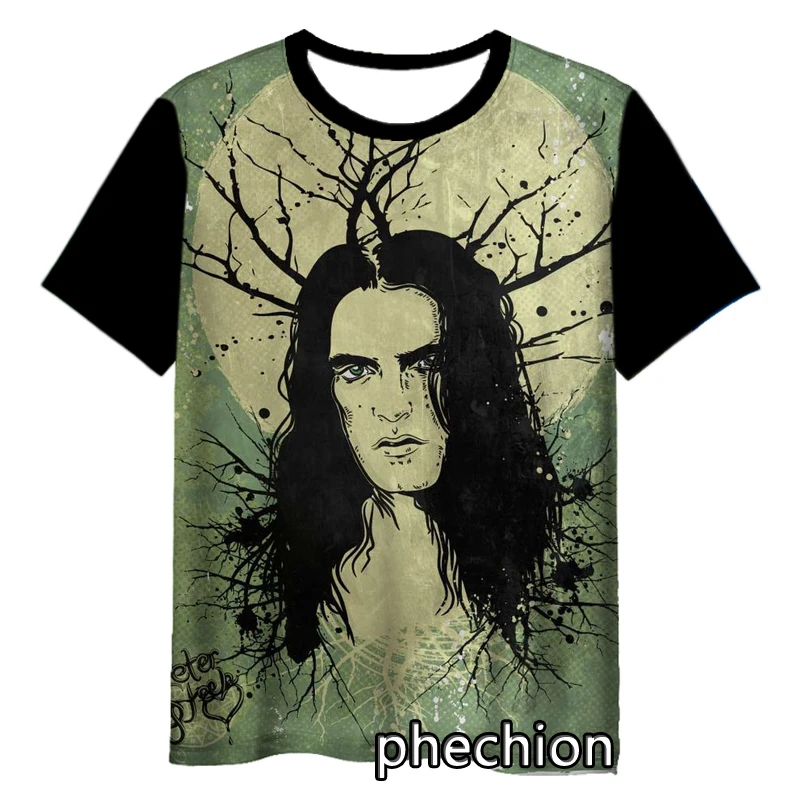 phechion New Fashion Men/Women Type O Negative 3D Print Short Sleeve T-Shirt Casual Hip Hop Summer T Shirt Tops S263