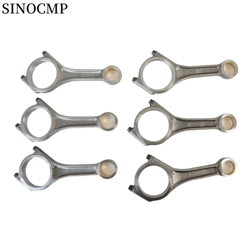 

LR051508 6pcs Connecting Rod For RANGE ROVER DISCOVERY JAGUAR 3.0 TDV6 SDV6 306DT Engine Parts Components Pistons Rings Parts